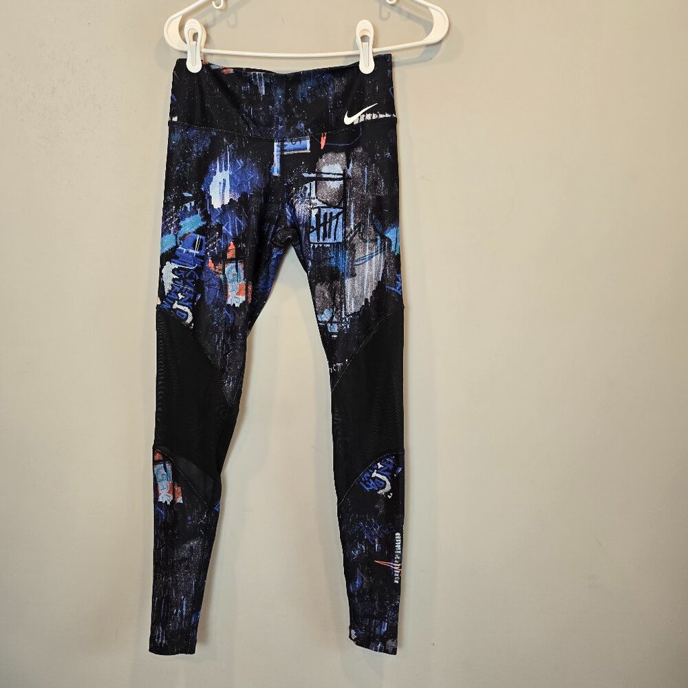Nike Leggings DriFit Womens XS Training Day Power Printed Tights 933779 Workout